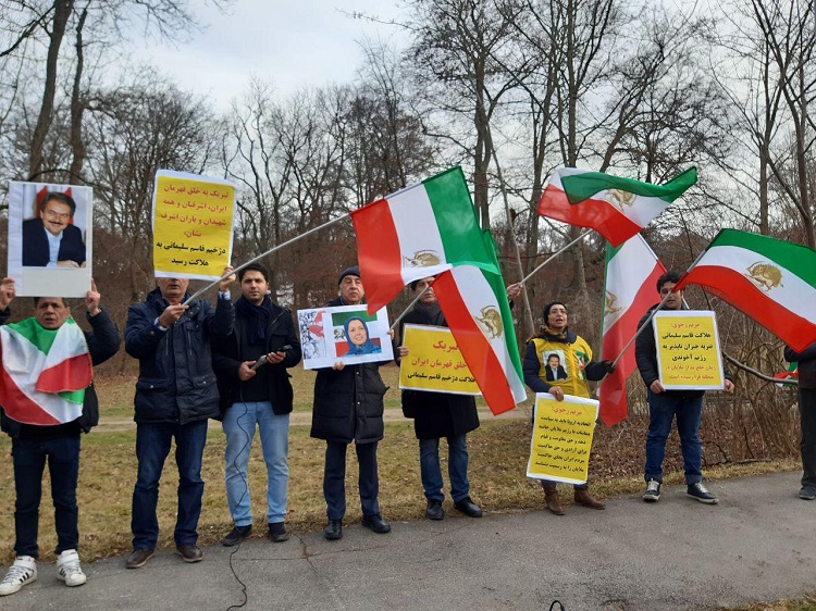 همبستگی ایرانیان آزاده با قیام مردم ایران در رم، مونیخ