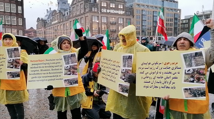 ادامه کارزار جهانی همبستگی با قیام مردم ایران