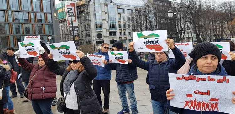 کارزار جهانی ایرانیان آزاده حمایت از قیام مردم ایران - بایکوت نمایش انتخابات رژیم آخوندی