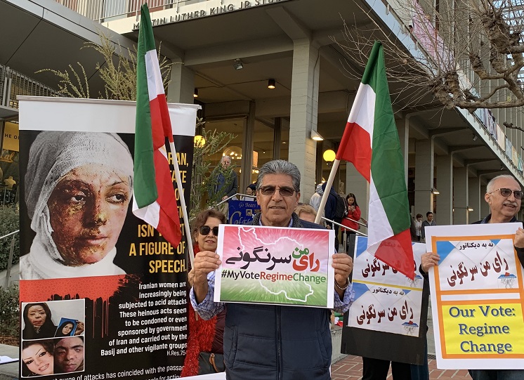 کارزار جهانی ایرانیان آزاده حمایت از قیام مردم ایران - بایکوت نمایش انتخابات رژیم آخوندی