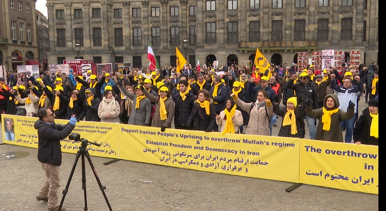 کارزار جهانی ایرانیان آزاده حمایت از قیام مردم ایران - بایکوت نمایش انتخابات رژیم آخوندی