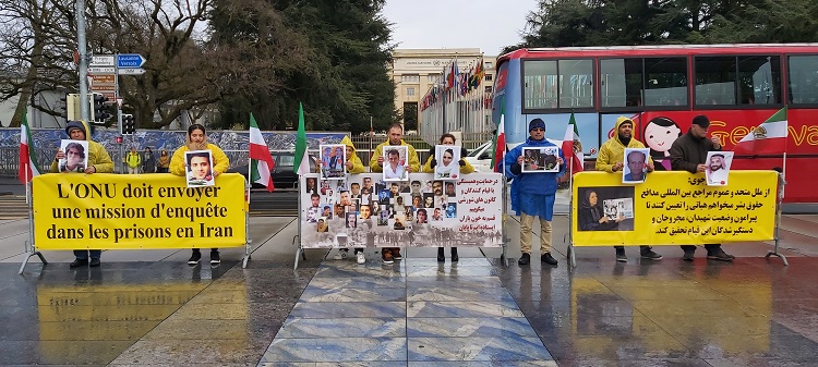  دومین روز تظاهرات هموطنان در مقابل اجلاس شورای حقوق بشر در ژنو