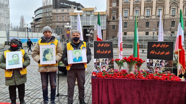 تظاهرات در حمایت از قیام سراوان در سوئٔد