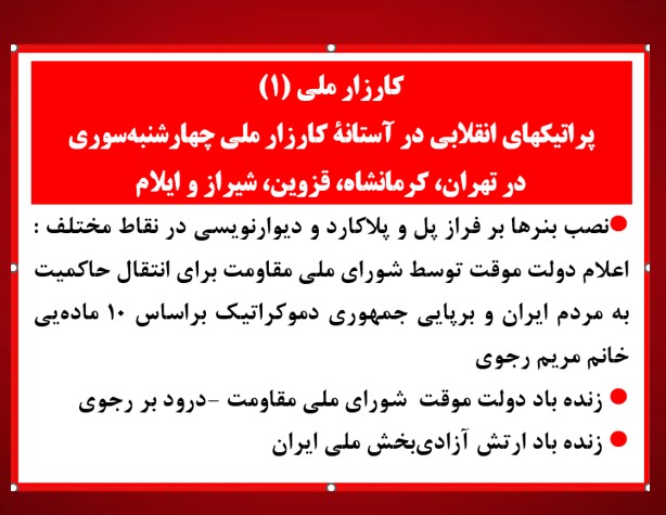 پراتیک‌های کارزار ملی(۱)
