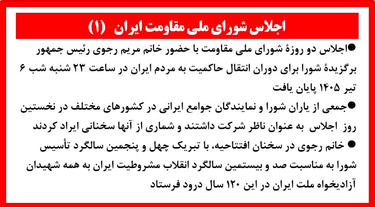 اجلاس شورای ملی مقاومت ایران