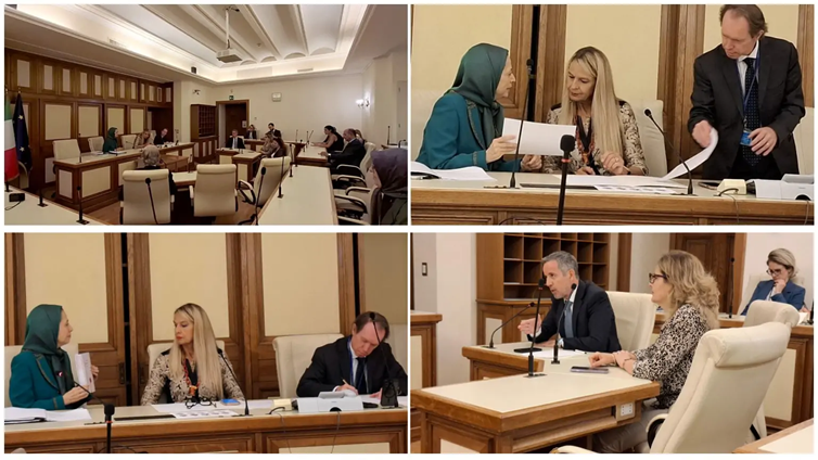 سخنرانی در جلسه استماع کمیسیون حقوق‌بشر سنای ایتالیا - ۲۵ تیر ۱۴۰۵