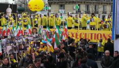 رادیو بین المللی فرانسه: همزمان با سفر روحانی به پاریس راه‌پیمائی اعتراضی برگزار می‌شود