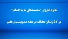 کارزار "سه‌شنبه‌های نه به اعدام"