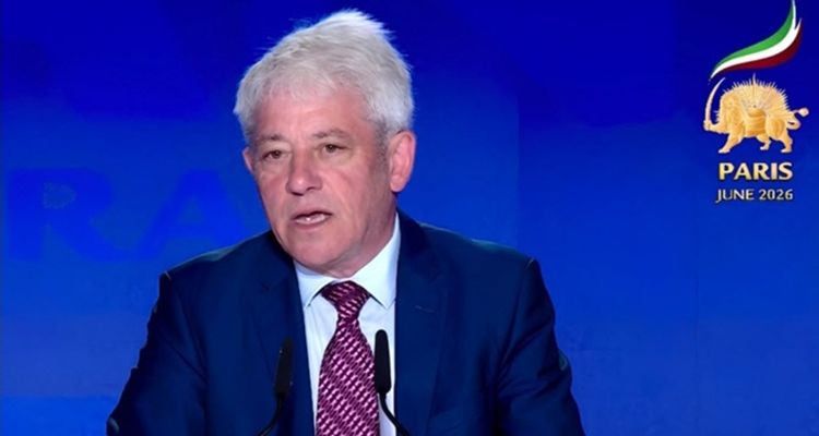 گردهمایی جهانی ایران آزاد در پاریس ۳۰خرداد ۱۴۰۵ - سخنرانی جان برکو - رئیس و سخنگوی پارلمان انگلستان ۲۰۱۹-۲۰۰۹