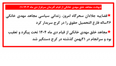 شهادت مجاهد خلق مهدی خانکی از قیام آفرینان سرفراز دی ماه ۱۴۰۴ (۱)