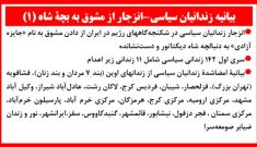 بیانیه زندانیان سیاسی - انزجار از مشوق به بچهٔ شاه