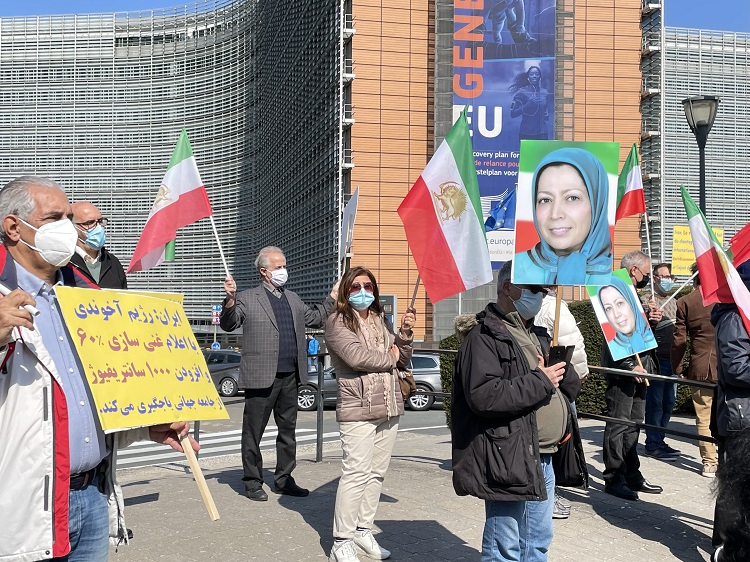 تظاهرات ایرانیان آزاده در بروکسل5