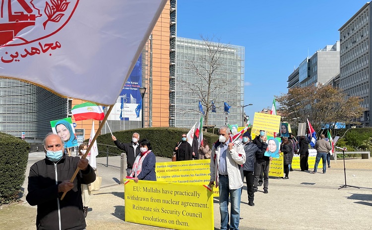 تظاهرات ایرانیان آزاده در بروکسل7