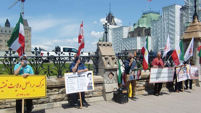 تظاهرات کانادا علیه سیرک انتخاباتی رژیم-1