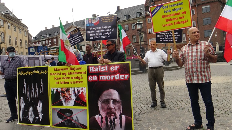 تظاهرات دانمارک علیه رییسی جلاد-2