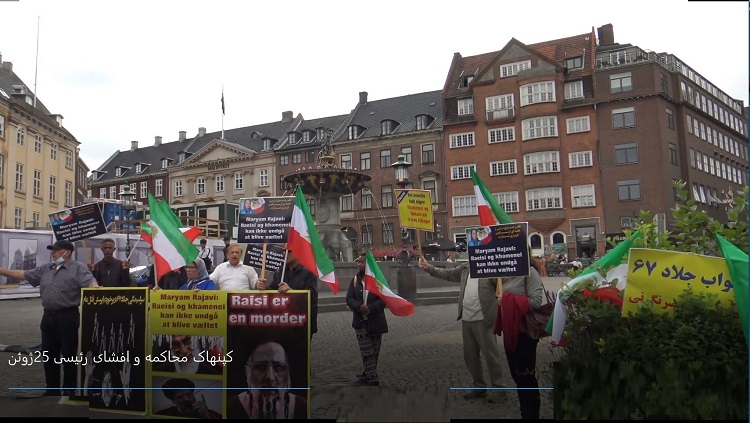 تظاهرات دانمارک علیه رییسی جلاد-4