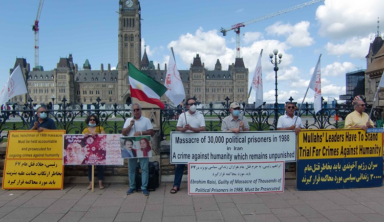 تظاهرات علیه رییسی در کانادا-7