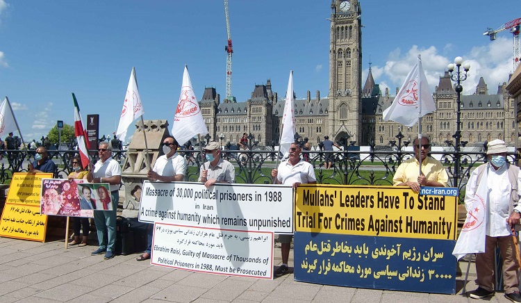 تظاهرات علیه رییسی در کانادا-9