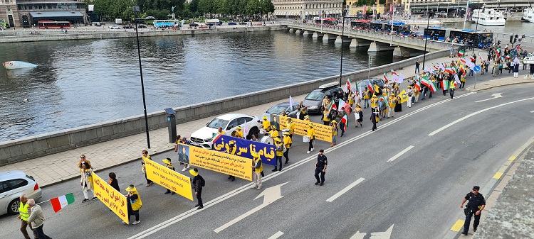 سوید تظاهرات علیه رییسی-3