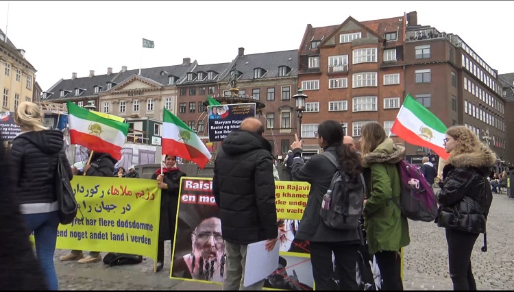 تظاهرات در دانمارک علیه رییسی جلاد-3