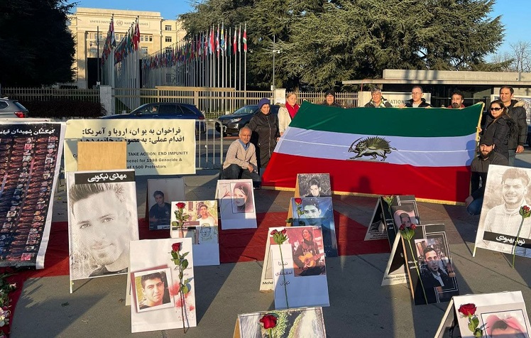 تظاهرات ایرانیان در ژنو-3