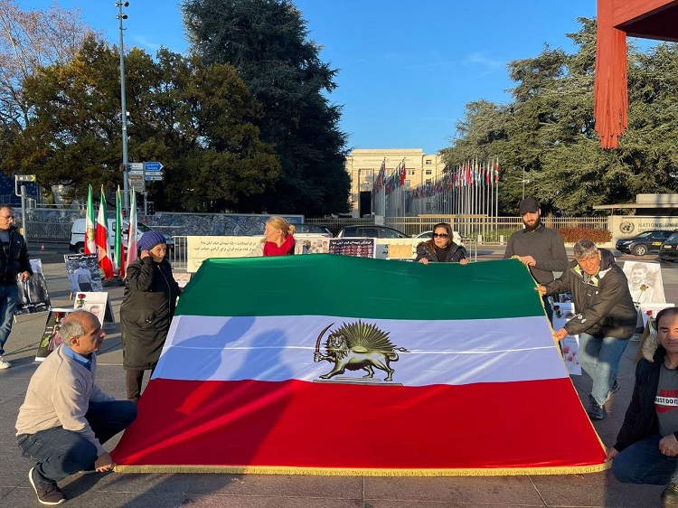 تظاهرات ایرانیان در ژنو-4