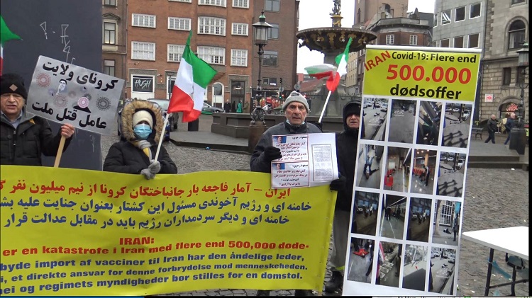 تظاهرات ایرانیان در دانمارک-1