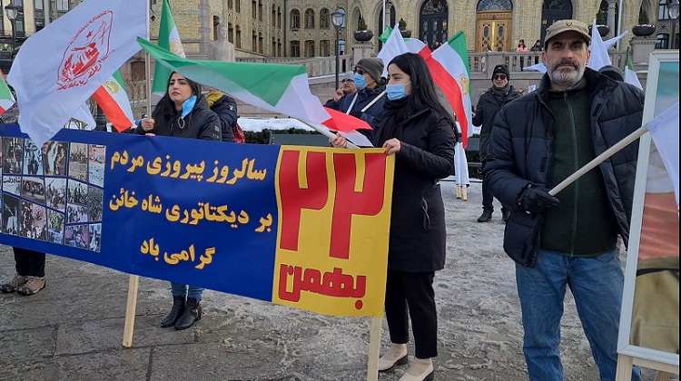 تظاهرات هواداران مجاهدین در اسلو-5