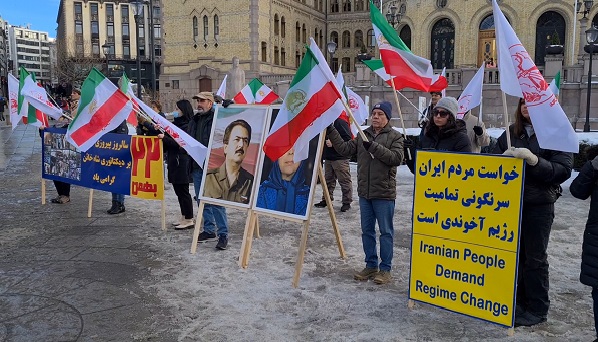 تظاهرات هواداران مجاهدین در اسلو-6